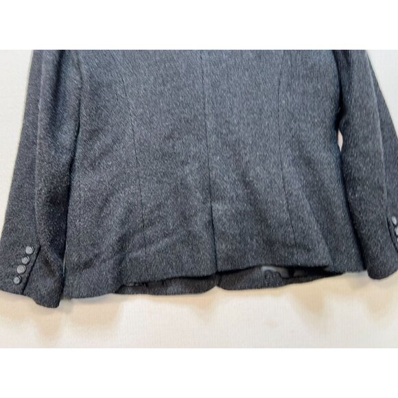 Tommy Hilfiger Womens Double Button Wool Blazer Coat Jacket Large Gray Formal - Picture 12 of 12